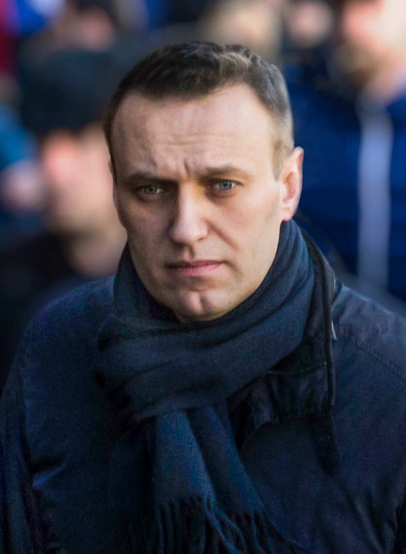 Alexei Navalny Marching In 2017